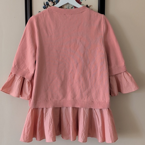 COS Pink Ruffle Hem Pullover Top - Picture 5 of 10